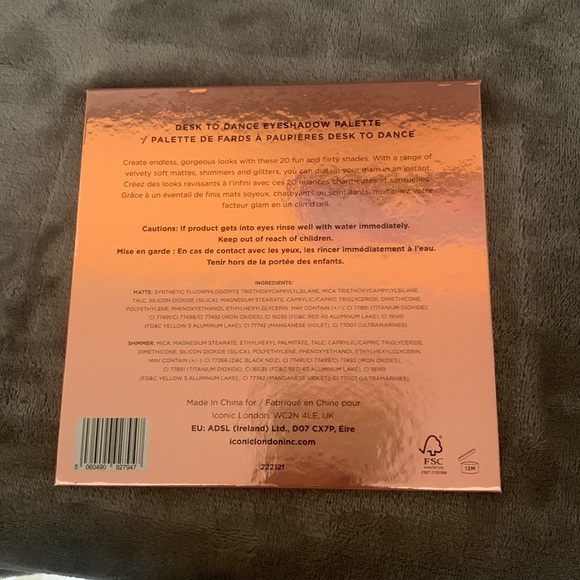 NWT 👁 Iconic London Desk to Dance Eyeshadow Palette - Picture 13 of 14